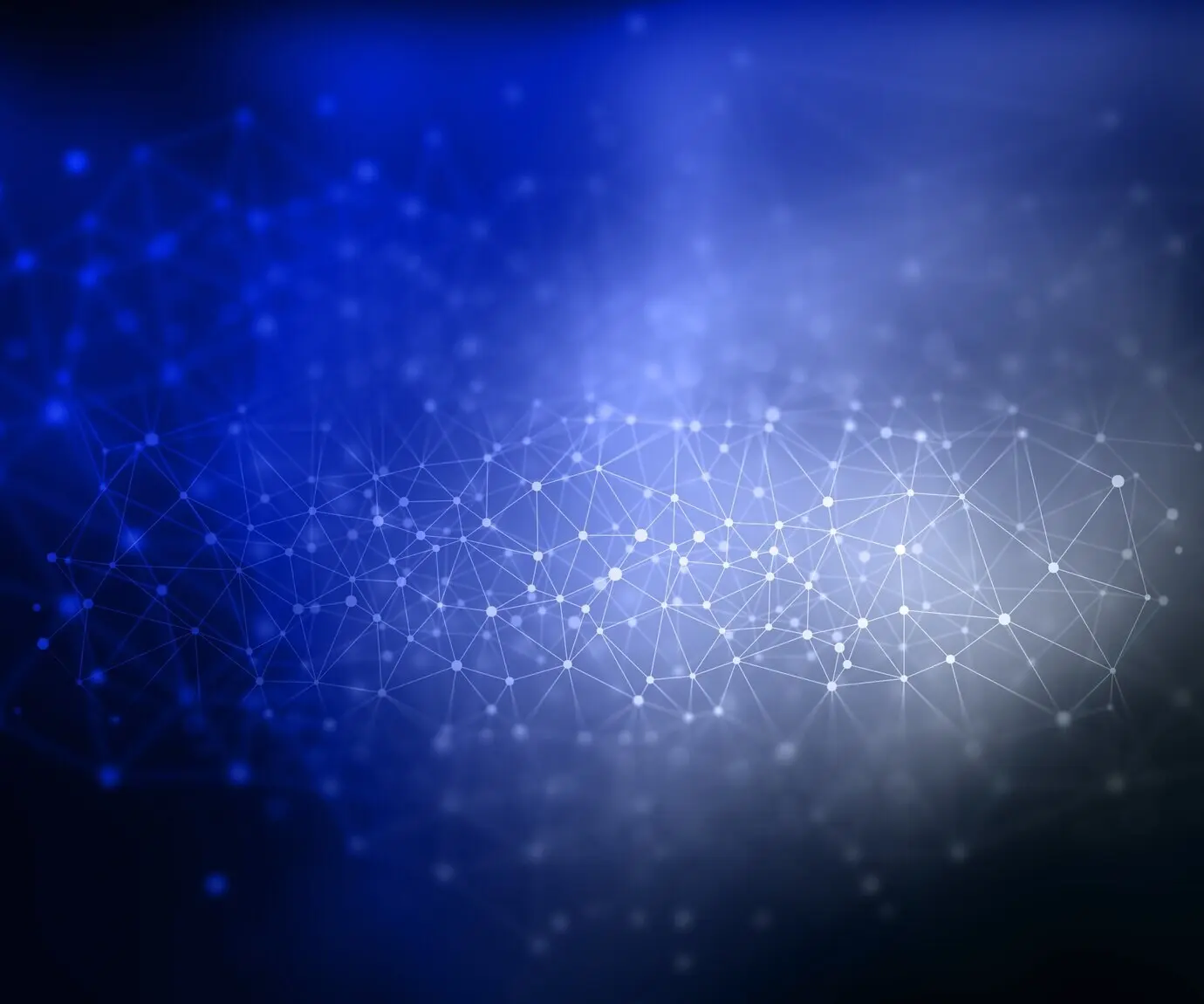 Абстрактный техно-фон с соединяющимися точками